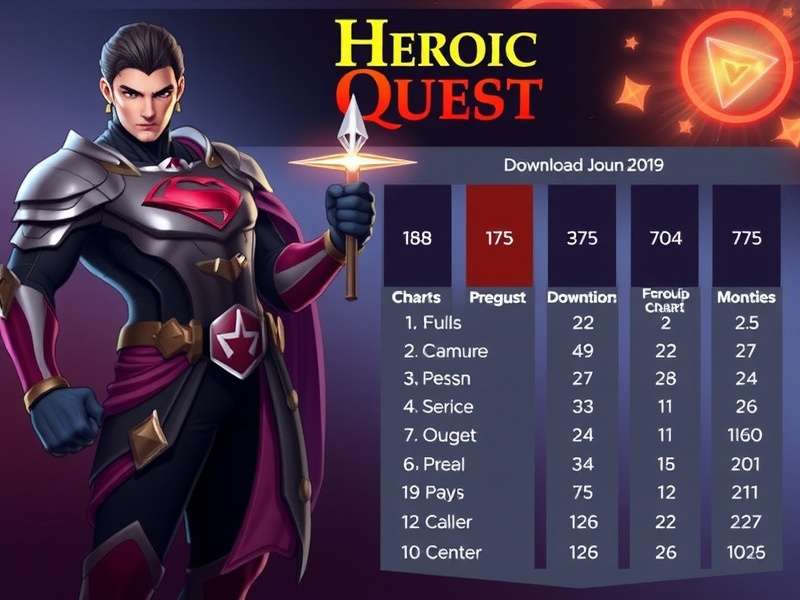 Heroic Quest Download Statistics Chart